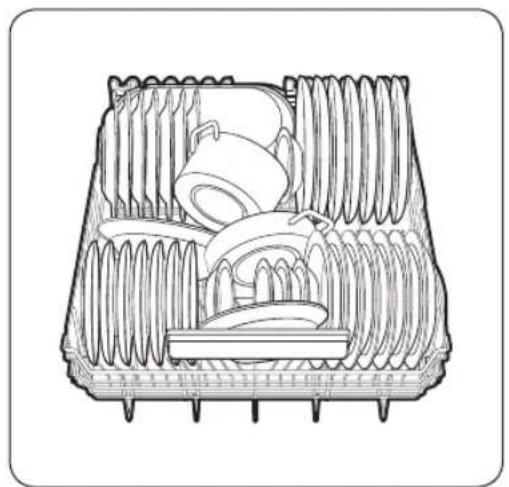SAMSUNG DW60A8050US - Cestello inferiore - 1