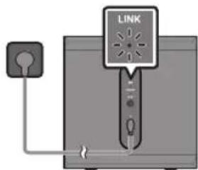 SAMSUNG SWAW510 - Vérifiez que le voyant LED LINK reste allumé en bleu (connexion terminée) - 1