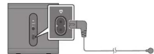 SAMSUNG SWAW510 - Skontrolujte stav pohotovostného režimu po zapojení do elektrickej zásuvky. - 1