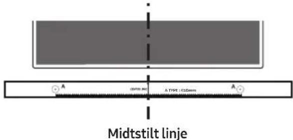 Midstilt linje A TYPE: 450mm