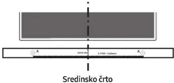 Sredinsko črto A TYPE: 450mm
