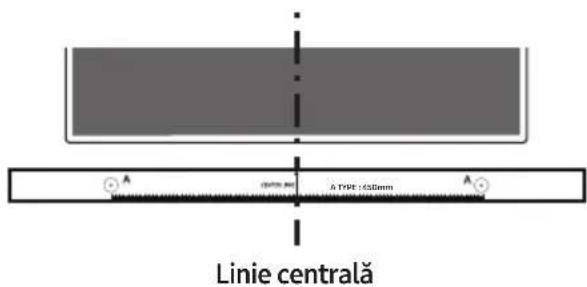 Linie centrală A TYPE : 450mm