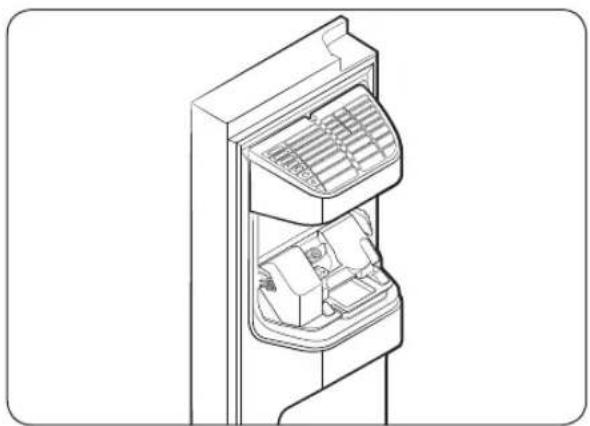 SAMSUNG RS62R5005M9 - Bac de la machine à glaçons - 3