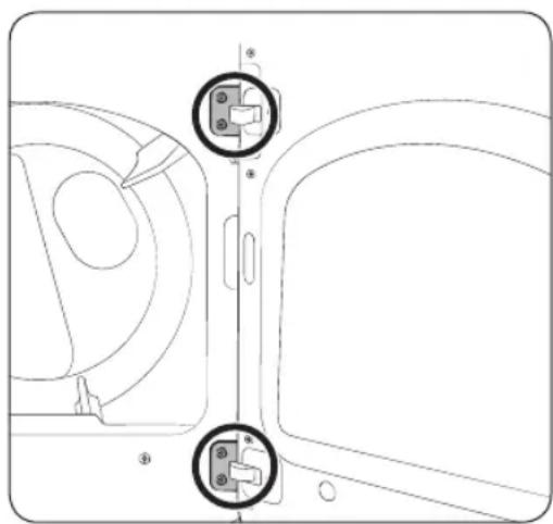 SAMSUNG DVE52B7650V - Switching the door position - 1