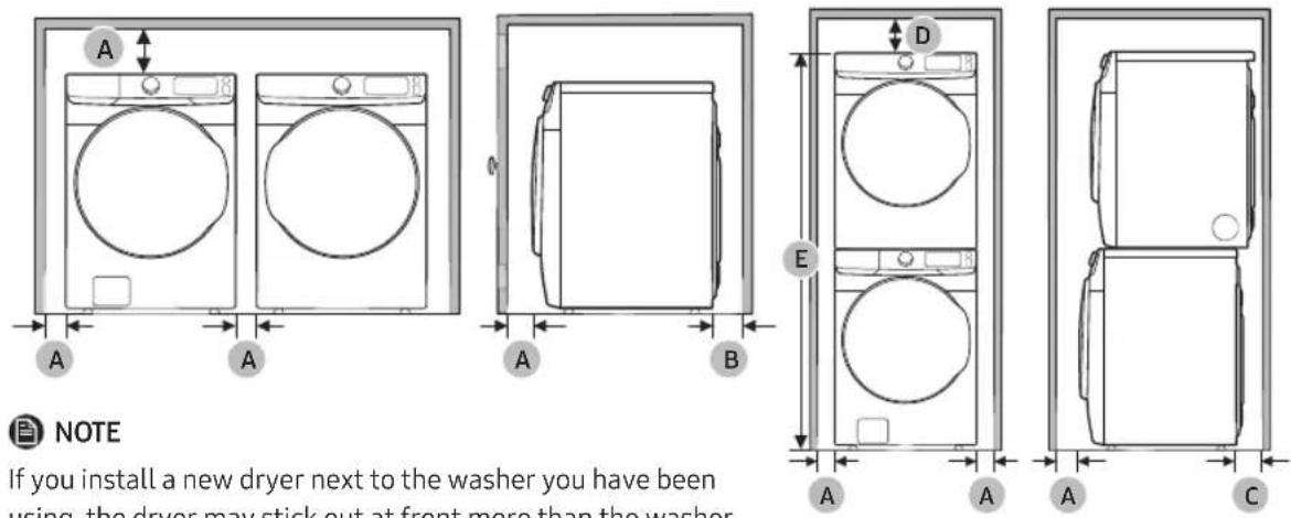 SAMSUNG WF50BG8300AV - Installation - 1