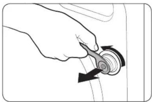 SAMSUNG WF46BB6700AD - STEP 2 Remove the shipping bolts - 1