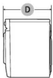 SAMSUNG WF46BG6500AV - Dimensions - 3