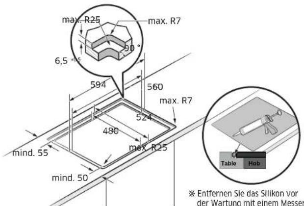 SAMSUNG NZ64B4016FK - Das Gerät installmenten - 4