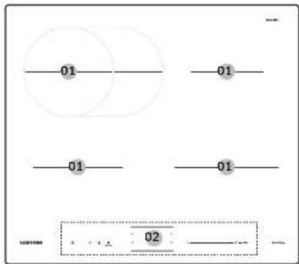 SAMSUNG NZ64B4016FK - 3oHu 3a 2omBeHe - 1