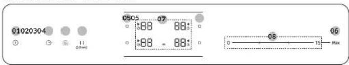 SAMSUNG NZ64B4016FK - Manoverpanel - 1