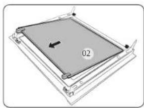 SAMSUNG NV7B4445VAS - Vitre de la porte - 3