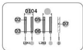 0104 02 03 05 06 L1N1 L2N2 07 +