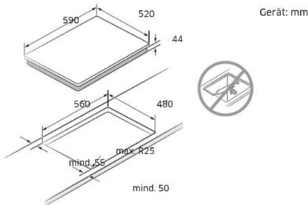 SAMSUNG NZ64B5045FK - Das Gerät installmenten - 2