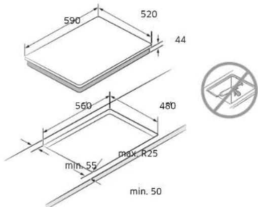SAMSUNG NZ64B5045FK - Instalácia varnej dosky - 2