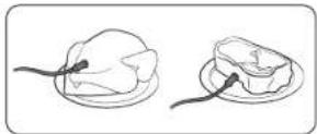 SAMSUNG NV7B5775WAK - Cooking with the meat probe (applicable models only) - 1