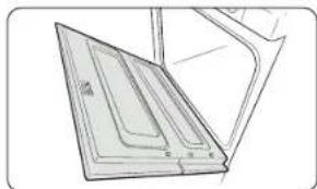 SAMSUNG NV7B5775WAK - Porta flexível (apenas em modelos aplicáveis) - 3