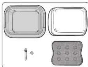 SAMSUNG NV7B5775WAK - Assemblage du récipient à vapeur (modèles applicables uniquement) - 1