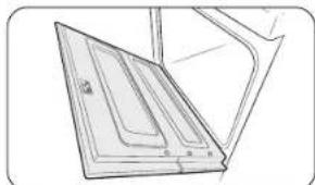 SAMSUNG NV7B4245VAK - How to use the full door - 2