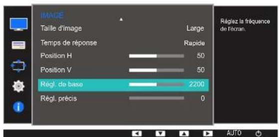 SAMSUNG S24E650DWY - Ajustement de réglage de base - 1