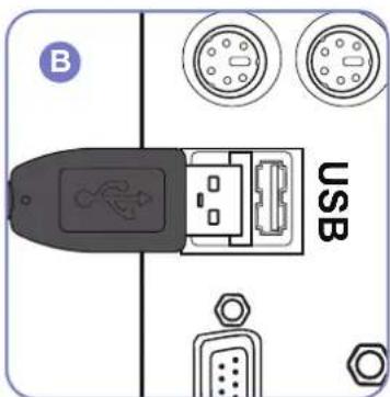 SAMSUNG S24E650DWY - Connexion USB - 6