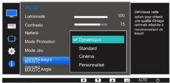 SAMSUNG S24E650DWY - Configuration de SAMSUNG MAGIC bright - 2