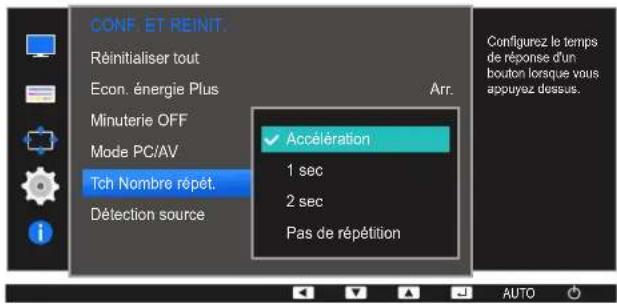 SAMSUNG S24E650DWY - Configuration de tch nombre répét. - 1