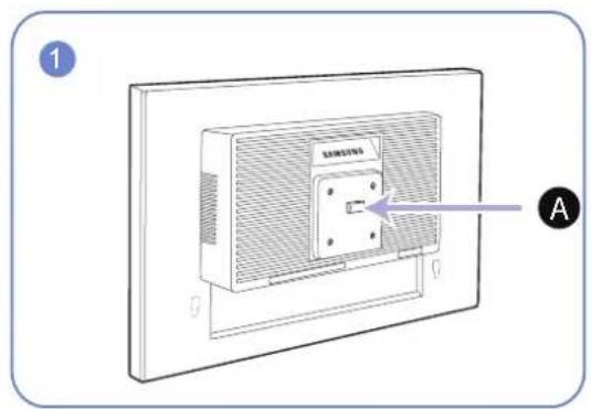 SAMSUNG S24E650DWY - Installation d'un support mural ou de bureau - 5