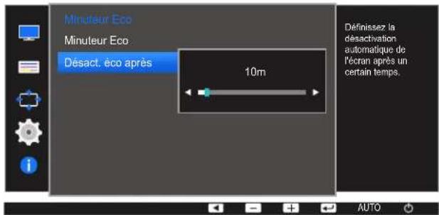 SAMSUNG S24E650DWY - Désactivation éco après - 1