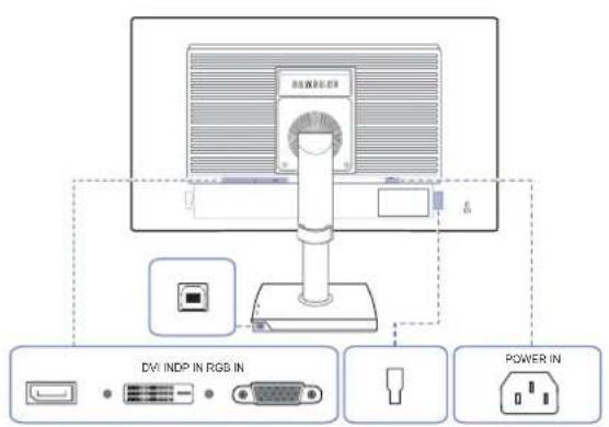 SAMSUNG S24E650DWY - Face arrêtée (S22E650D / S23E650D / S24E650DW / S27E650D) - 3