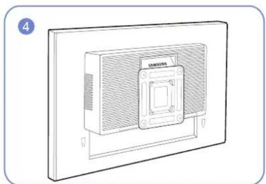 SAMSUNG S24E650DWY - Installation d'un support mural ou de bureau - 8