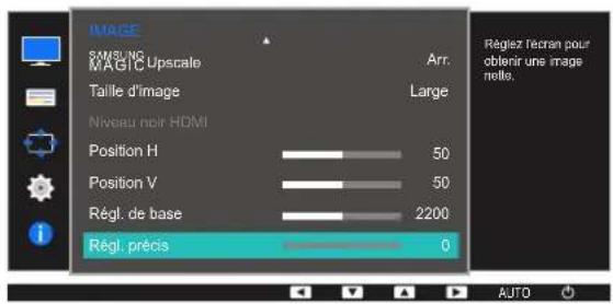 SAMSUNG S24E650DWY - Ajustement de réglage précis - 3