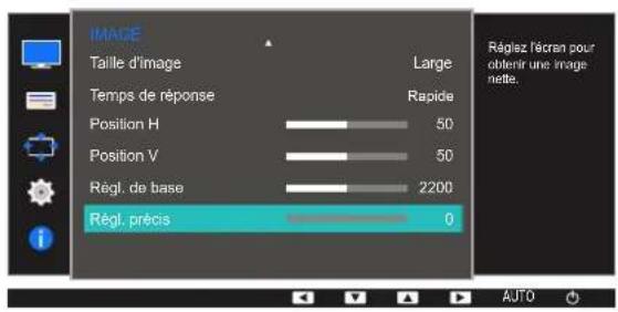 SAMSUNG S24E650DWY - Ajustement de réglage précis - 1