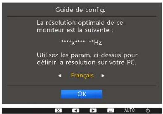 SAMSUNG S24E650DWY - Définition de la résolution optimale - 1