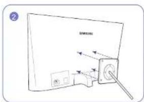 Installation d'un support mural ou de bureau (S32F351FU*) 2