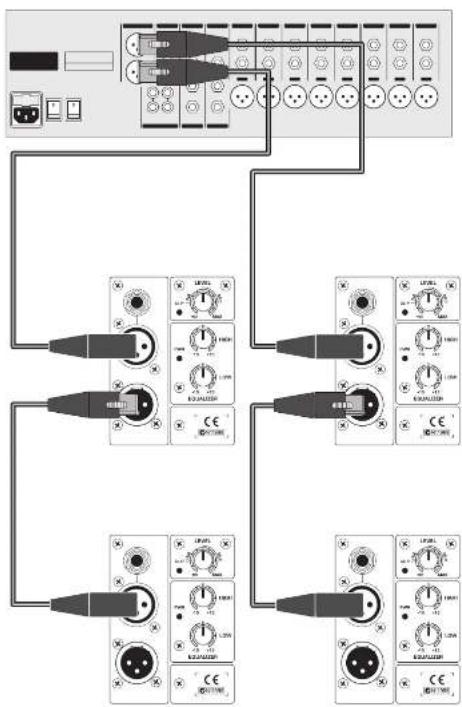 BEHRINGER Eurolive B312D - EUROLIVE B315D/B312D Hook-up - 3