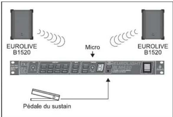 BEHRINGER Eurolight BLM420 - Exemples d'application - 1
