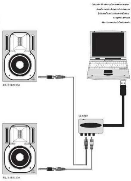 BEHRINGER Truth B3030A - TRUTH B3031A/B3030A Hook-up - 1
