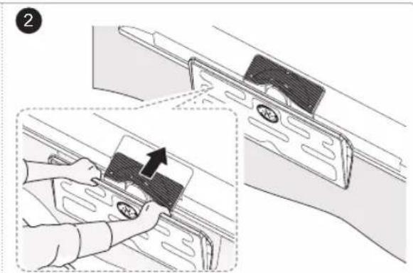 SAMSUNG HG48AC670CW - 支架引导支架螺钉 - 2