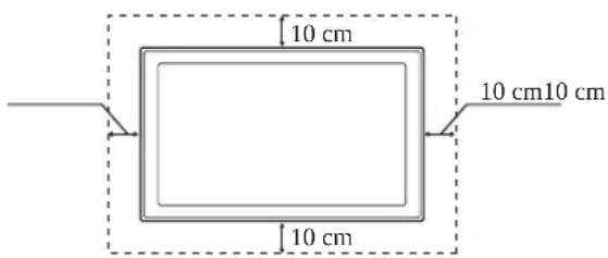 SAMSUNG HG48AC670CW - 确保安装空间安全 - 2
