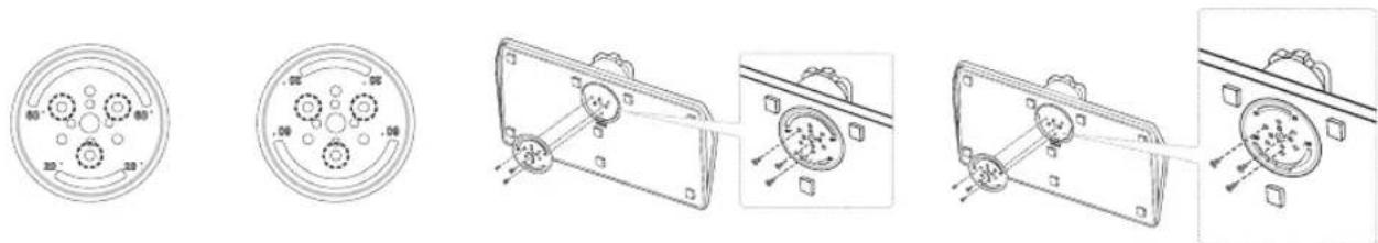 SAMSUNG HG48AC670CW - 20° 60° 旋转 - 1