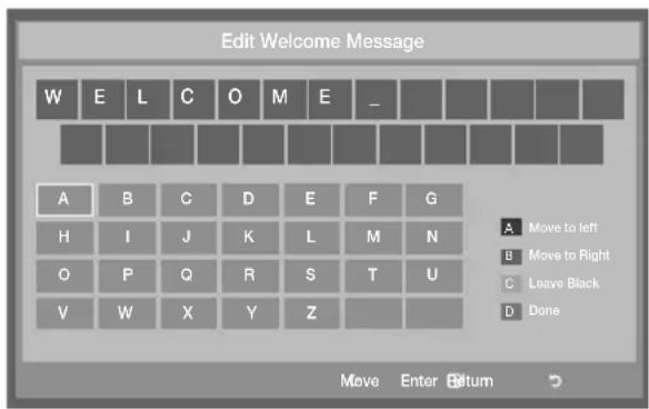 SAMSUNG HG48AC670CW - 设置酒店选项数据 - 2