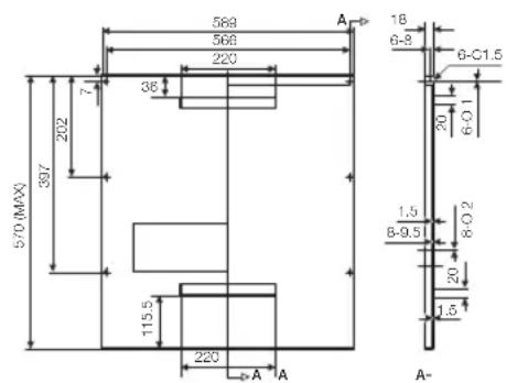 SAMSUNG DW60M5070FS - STEP 3. PREPARED THE CUSTOM PANEL (FOR FULLY BUILT IN AND SEMI BUILT IN DISHWASHER) - 2