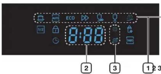 SAMSUNG DW60M5070FW - DISPLAYS - 1