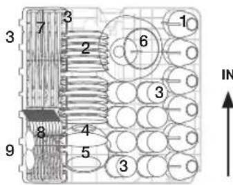 SAMSUNG DW60M5070FW - LOADING THE UPPER BASKET - 2