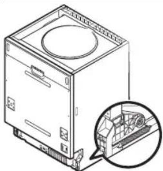 SAMSUNG DW60M5070FW - STEP 4. TENSION ADJUSTMENT OF THE DOOR SPRING (FOR FULLY BUILT IN AND SEMI BUILT IN DISHWASHER) - 1