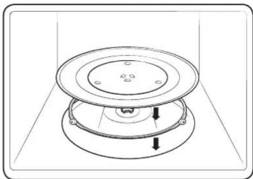 SAMSUNG MG40J5133AT - Turntable - 1