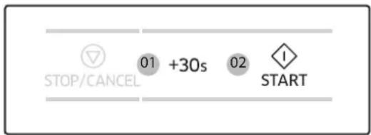 SAMSUNG MG40J5133AT - Augmentation du temps - 1