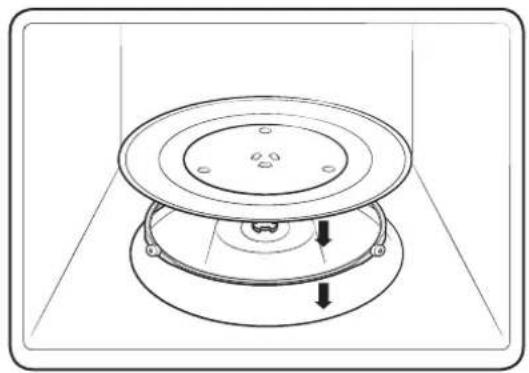 SAMSUNG MG40J5133AT - Plateau tournant - 1
