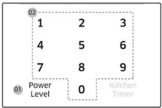 SAMSUNG MG40J5133AT - Power level - 1