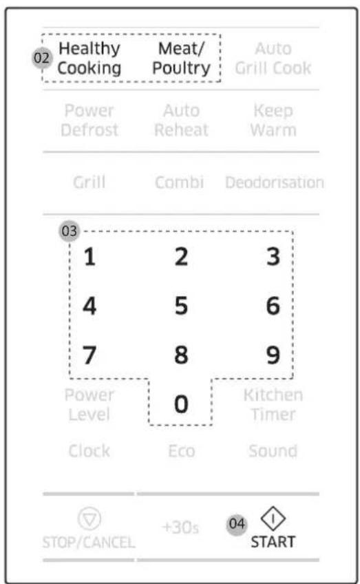 SAMSUNG MG40J5133AT - Healthy Cooking &amp; 5. Meat/Poultry - 2